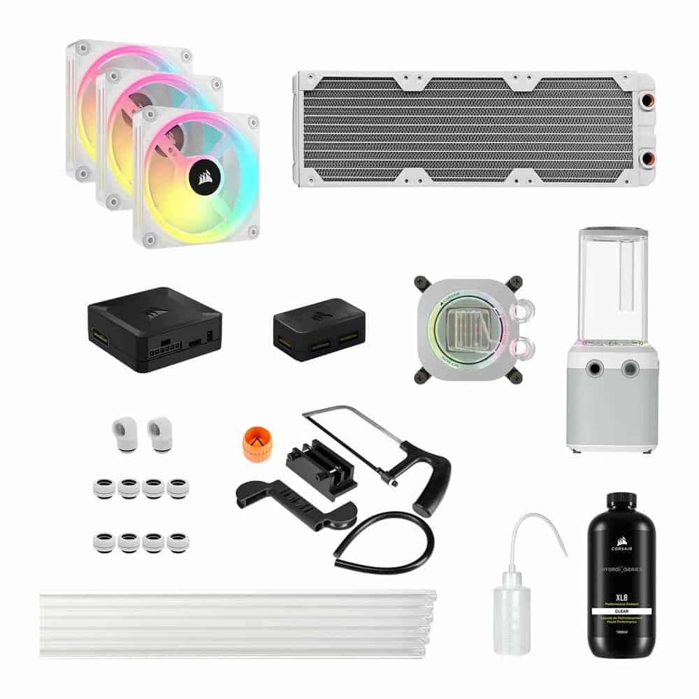 Corsair Hydro X Series iCUE XH405i RGB PRO Custom Cooling Kit White